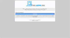 Desktop Screenshot of foro.aepmi.org